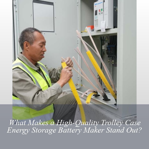 What Makes a High-Quality Trolley Case Energy Storage Battery Maker Stand Out?
